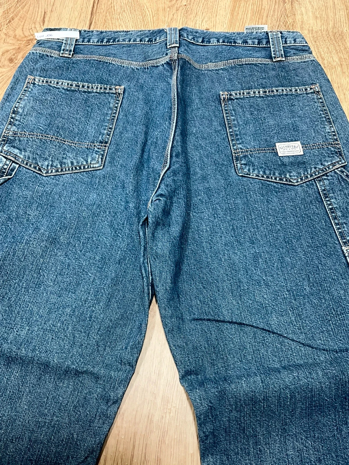 Jean Levi’s Homme  Carpenter W36 L30 Workwear Vintage 100% Coton Bleu  Lvh 106 – photo 9